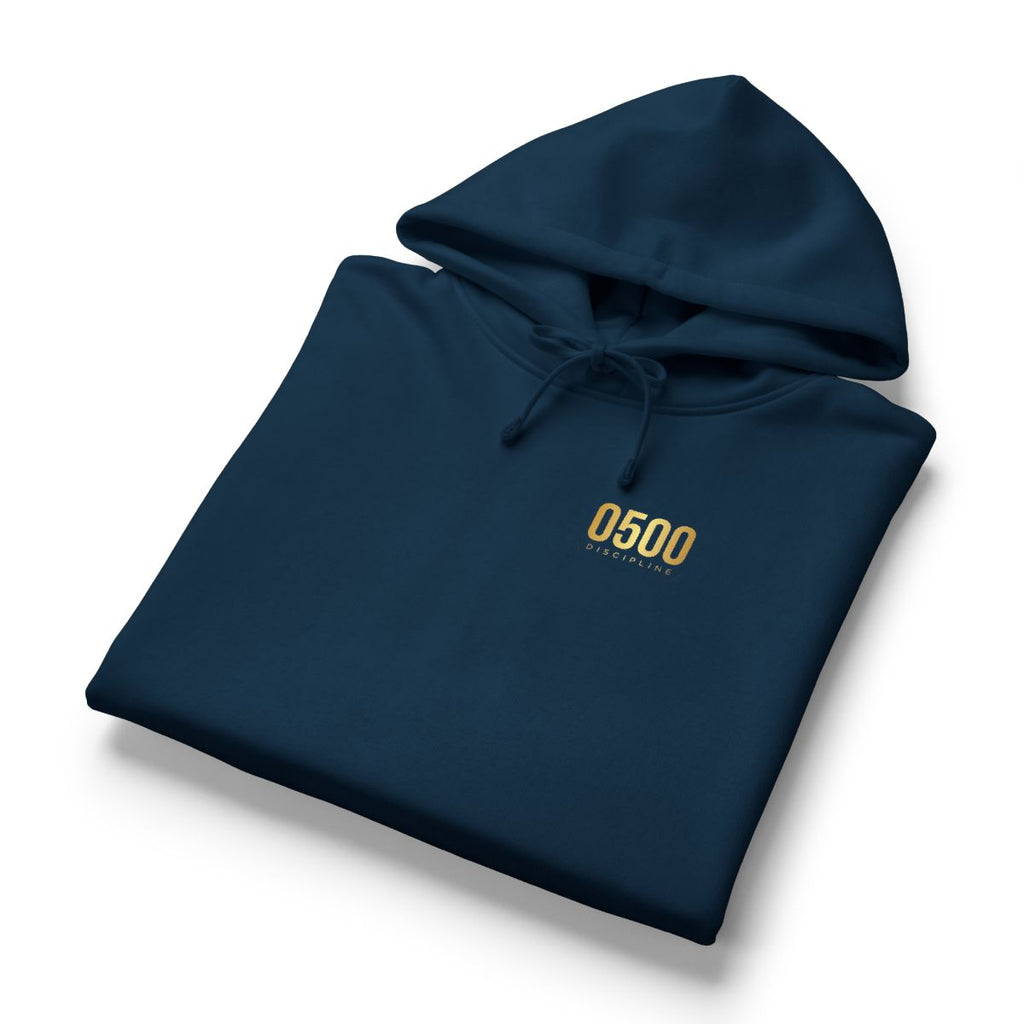 0500DISCIPLINE™ Women's Earn the Sunrise Hoodie — Gold Logo