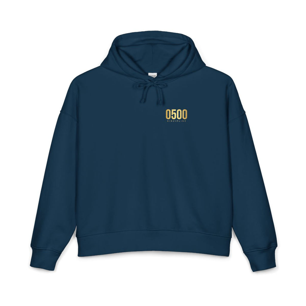 0500DISCIPLINE™ Women's Earn the Sunrise Hoodie — Gold Logo