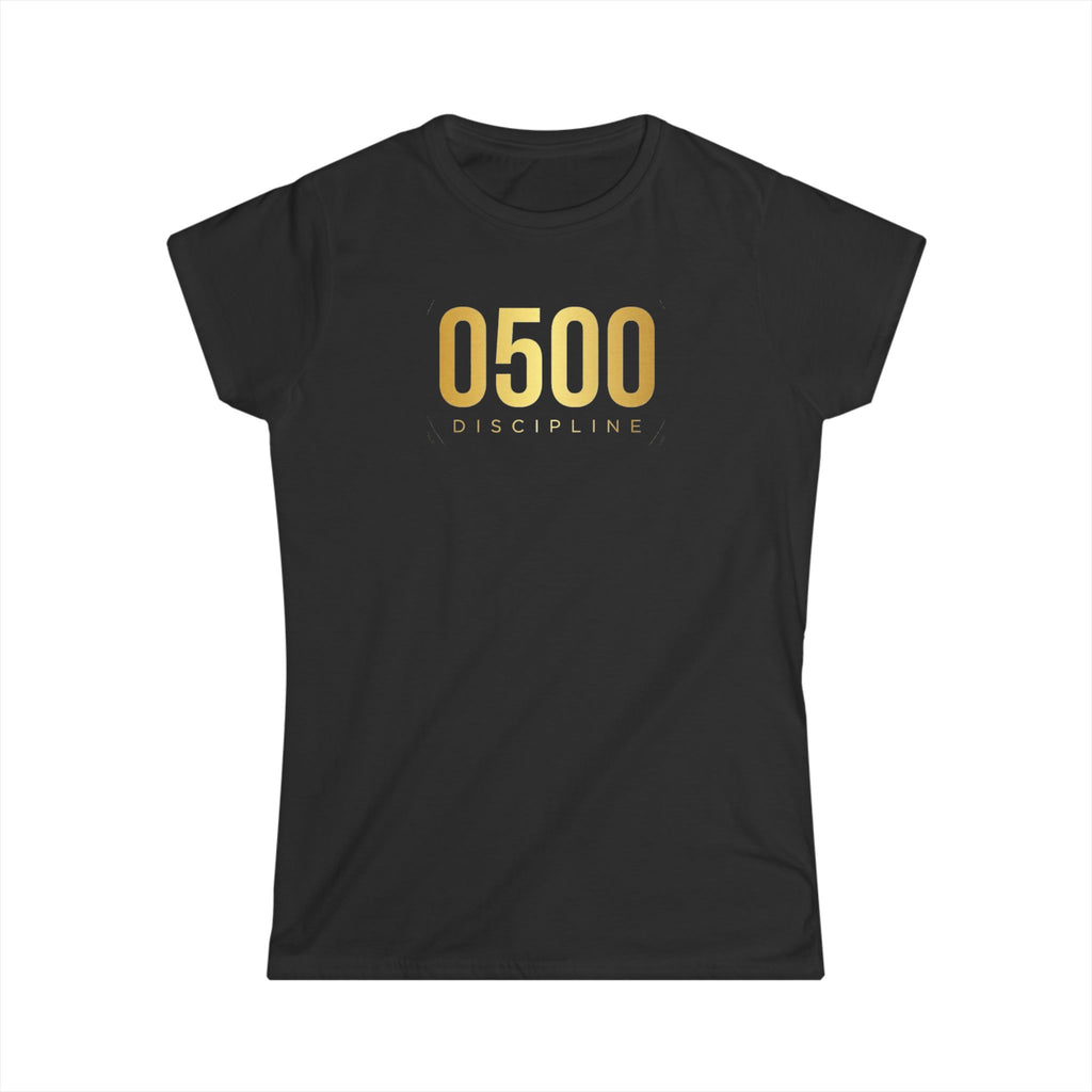 0500DISCIPLINE™ Women's Tee — Gold Logo