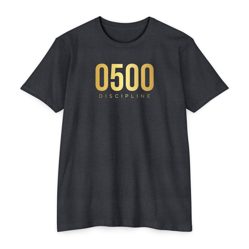 0500DISCIPLINE™ Classic Tee — Gold Logo