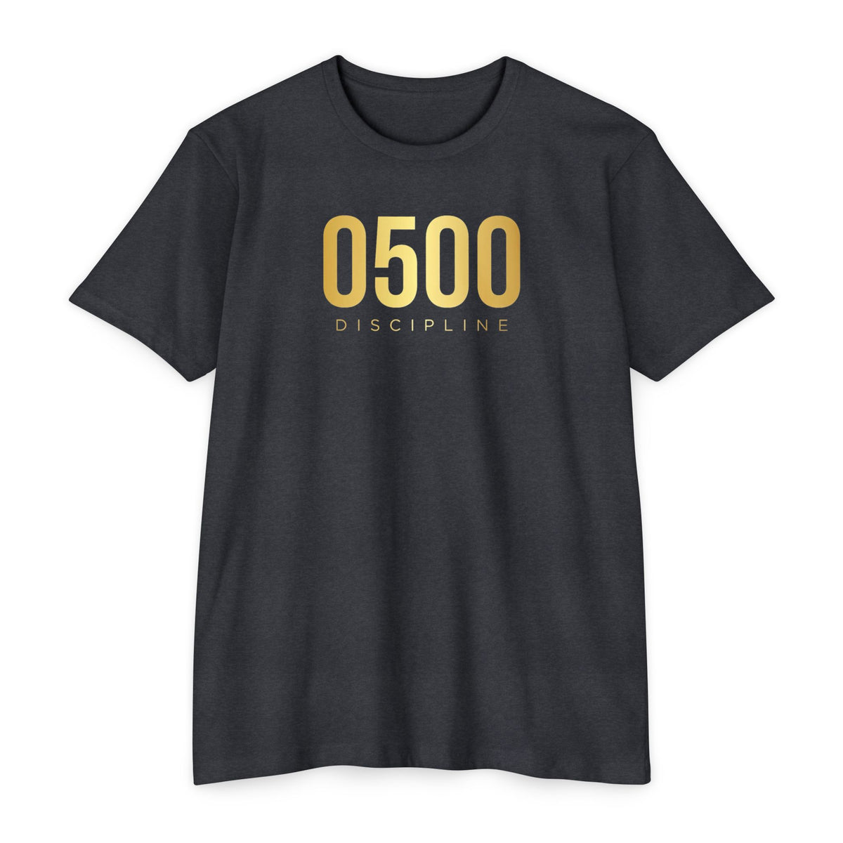0500DISCIPLINE™ Classic Tee — Gold Logo