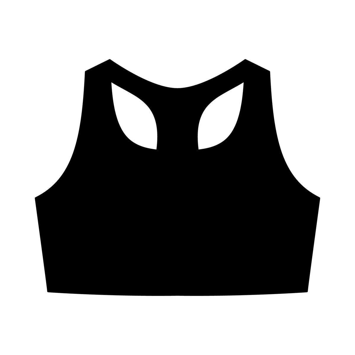 0500DISCIPLINE™ Women's Active Bra Top — Gold Logo