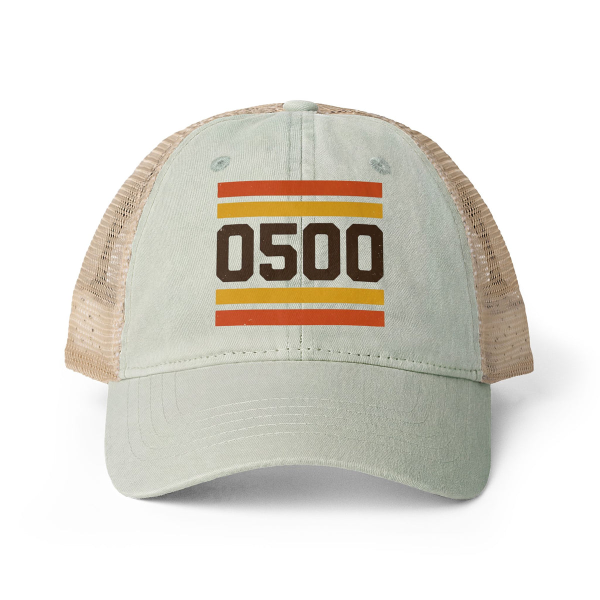 0500DISCIPLINE™ Women’s Washed Mesh-Back Cap | 0500 RETRO Edition