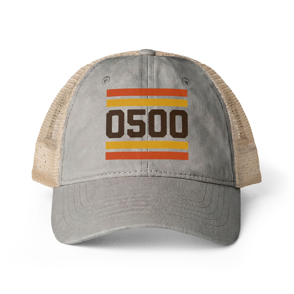 0500DISCIPLINE™ Women’s Washed Mesh-Back Cap | 0500 RETRO Edition