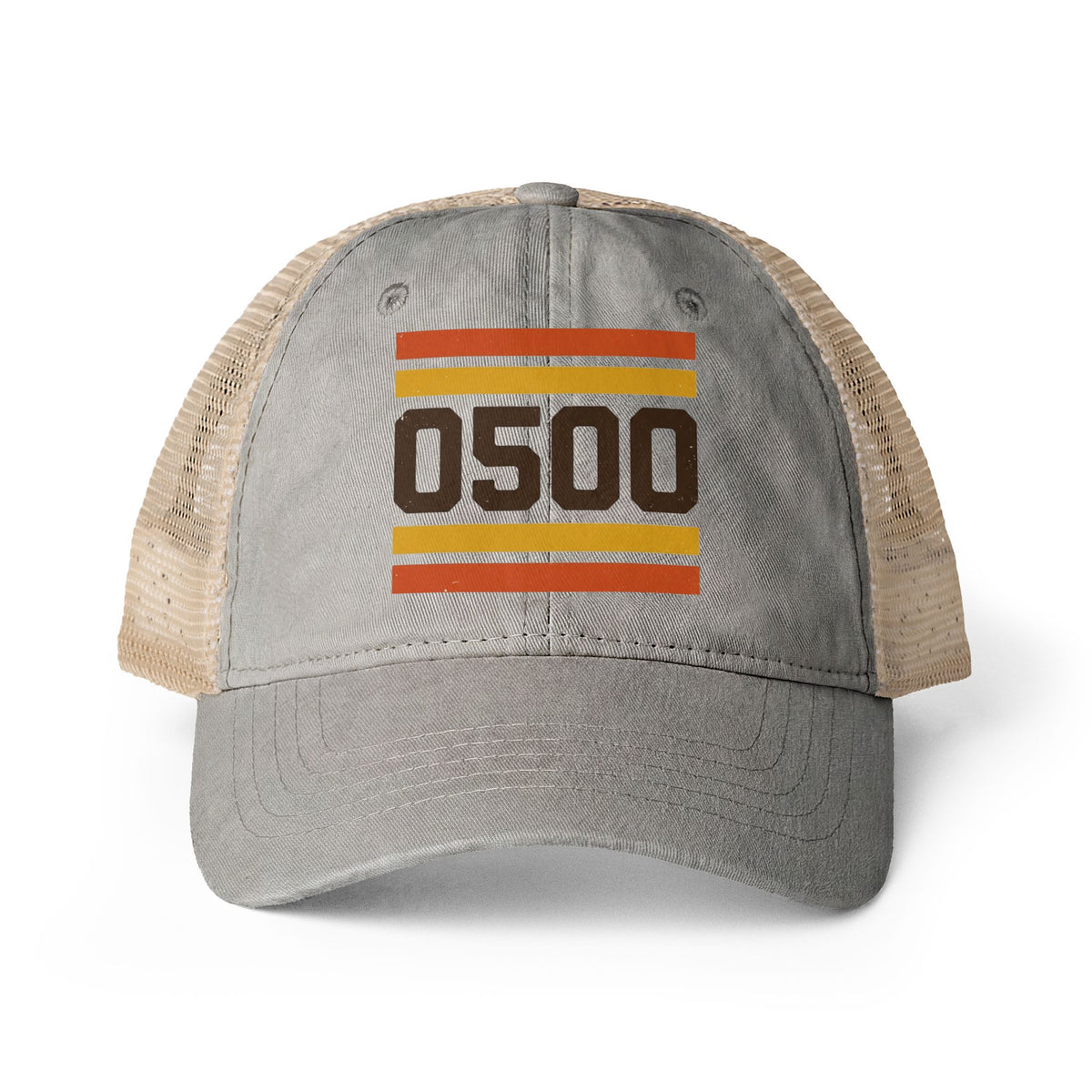 0500DISCIPLINE™ Women’s Washed Mesh-Back Cap | 0500 RETRO Edition