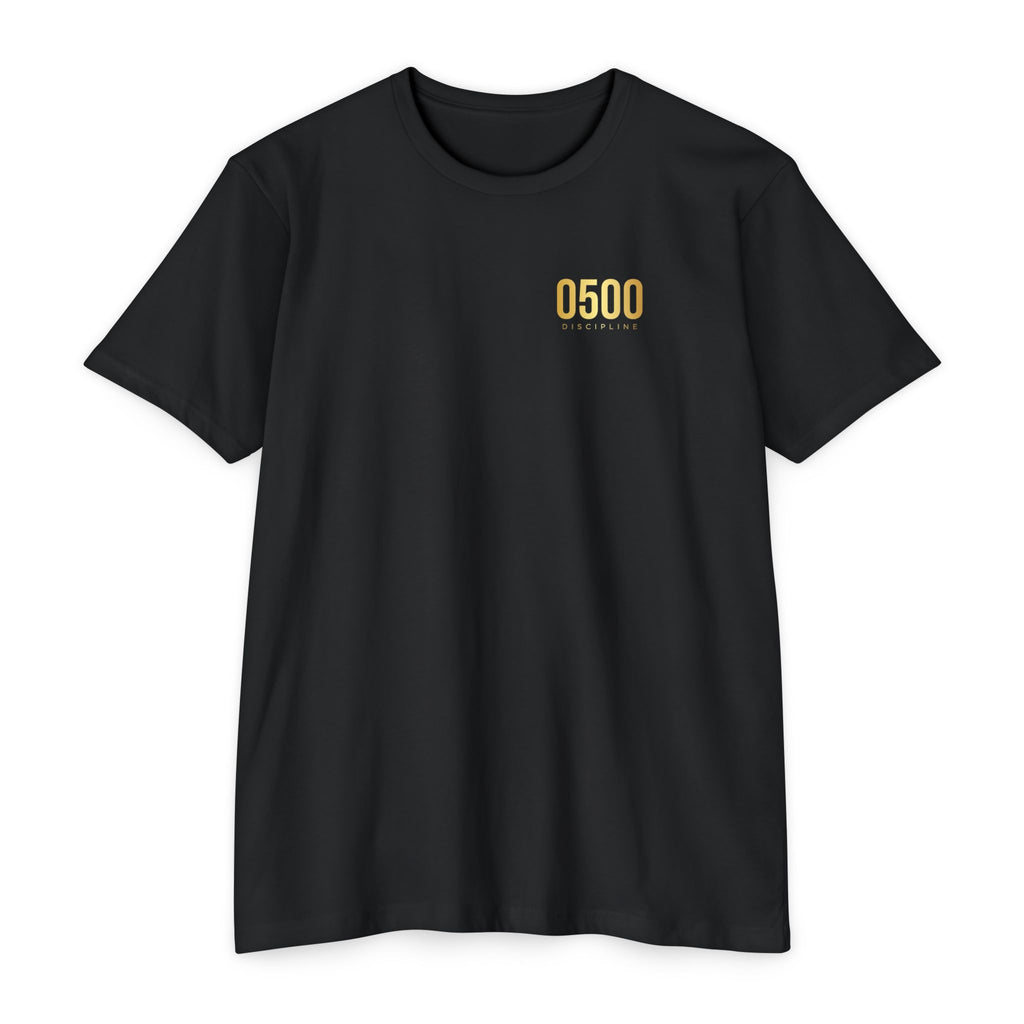 0500DISCIPLINE™ Earn the Sunrise Tee — Gold