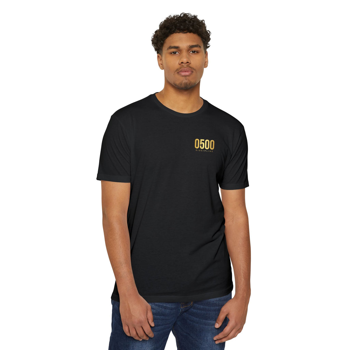 0500DISCIPLINE™ Earn the Sunrise Tee — Gold