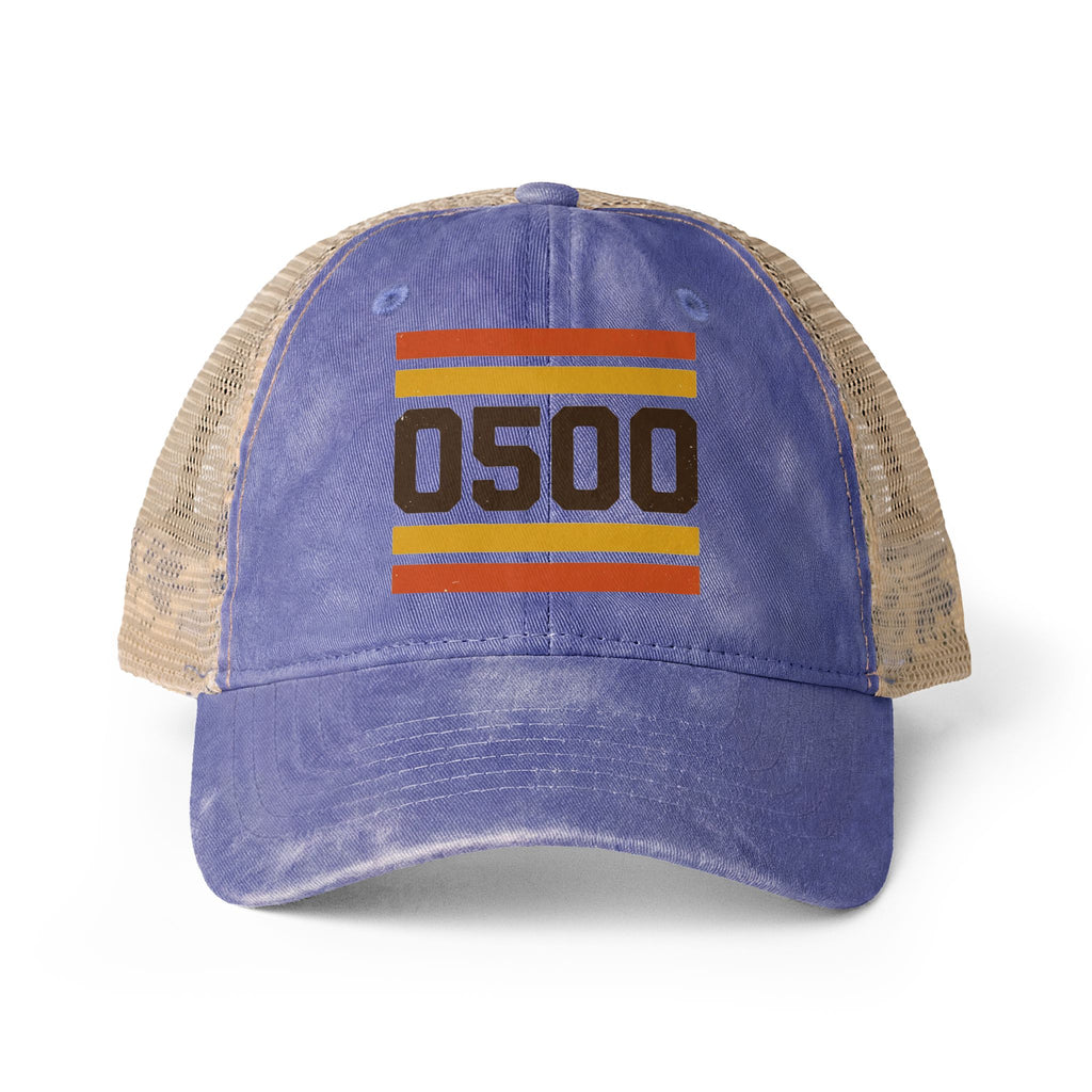 0500DISCIPLINE™ Women’s Washed Mesh-Back Cap | 0500 RETRO Edition