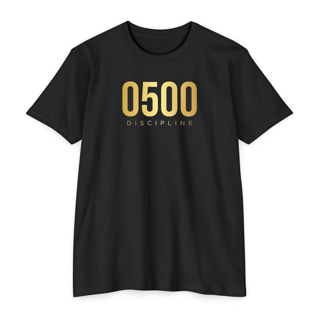 0500DISCIPLINE™ Classic Tee — Gold Logo