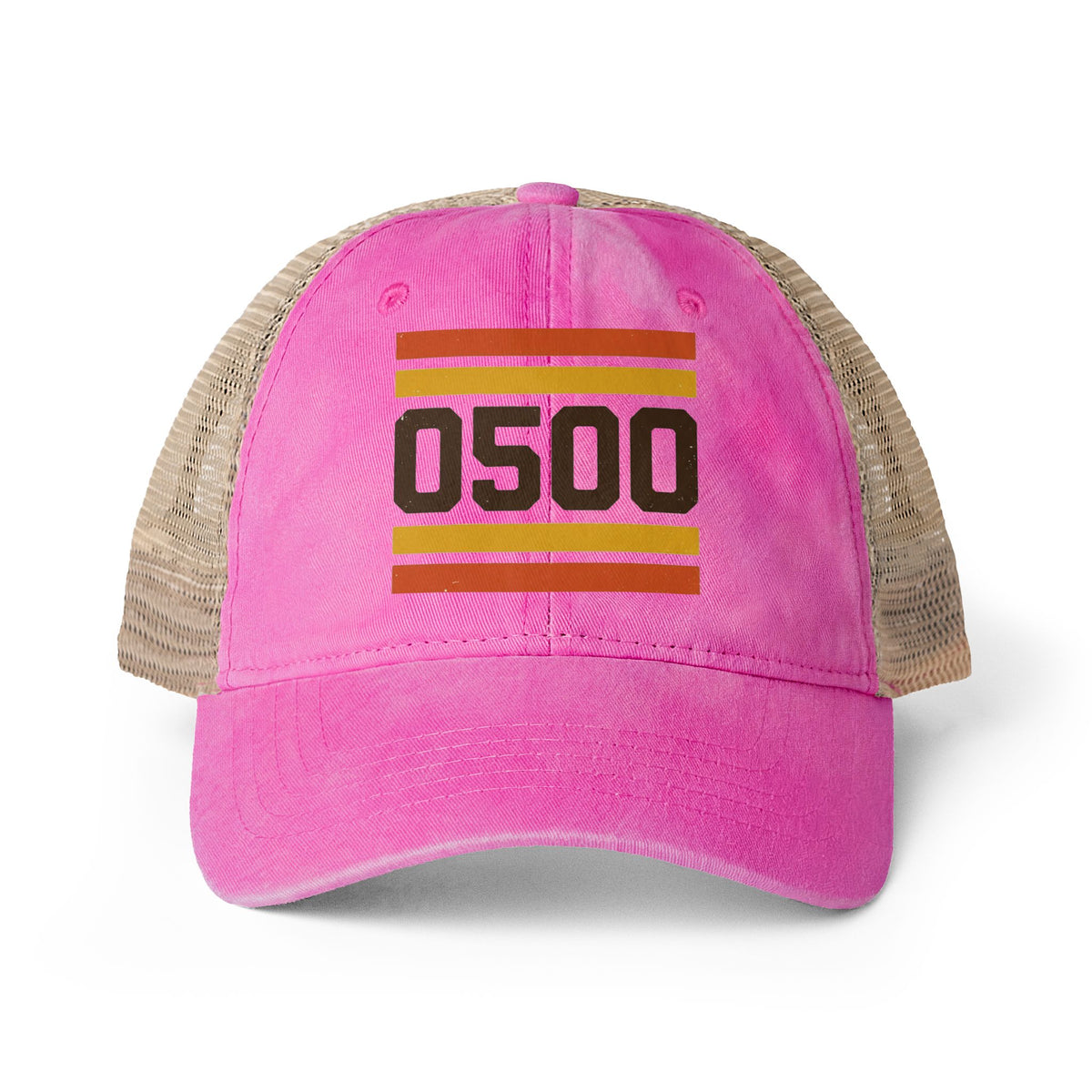 0500DISCIPLINE™ Women’s Washed Mesh-Back Cap | 0500 RETRO Edition
