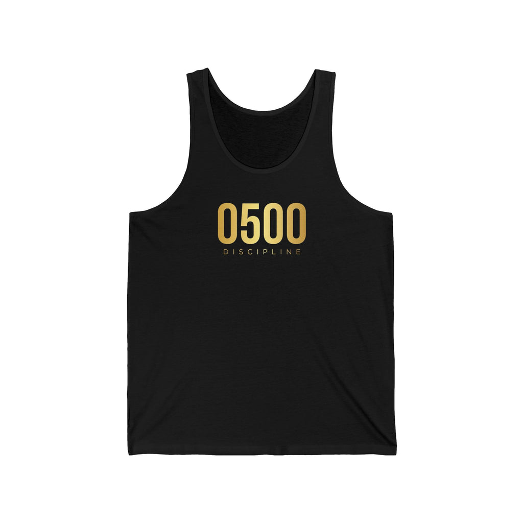 0500DISCIPLINE™ Tank Top — Gold Logo