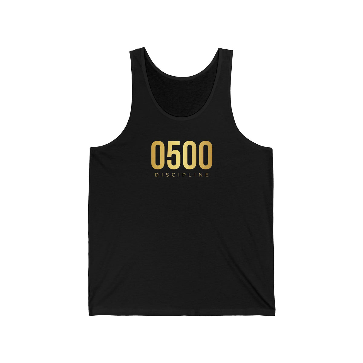 0500DISCIPLINE™ Tank Top — Gold Logo