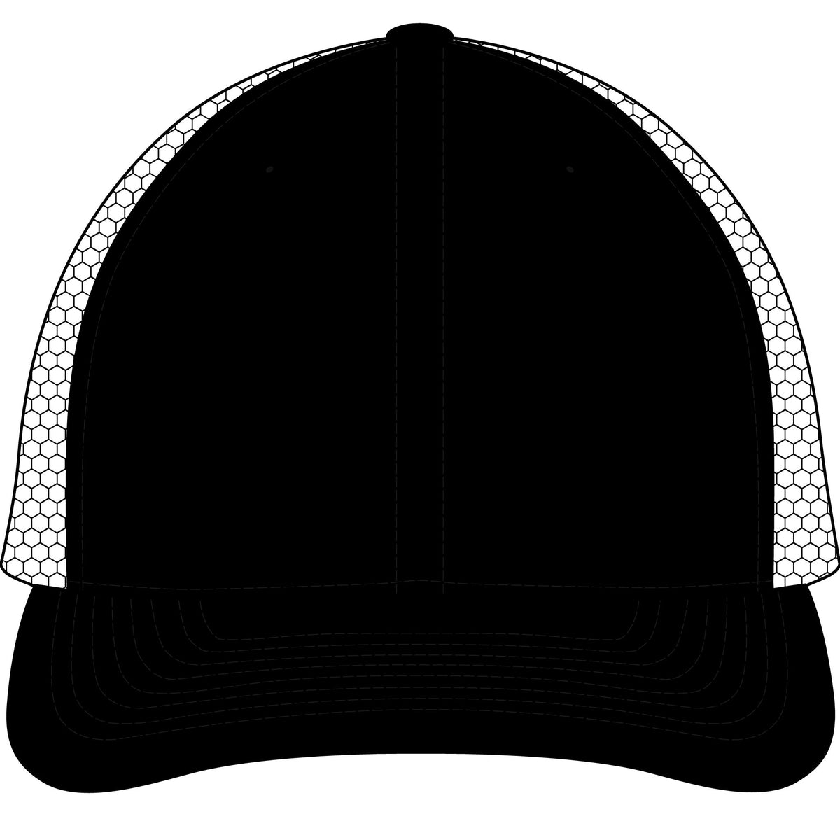 0500DISCIPLINE™ Richardson 112 Trucker Hat — Gold Logo