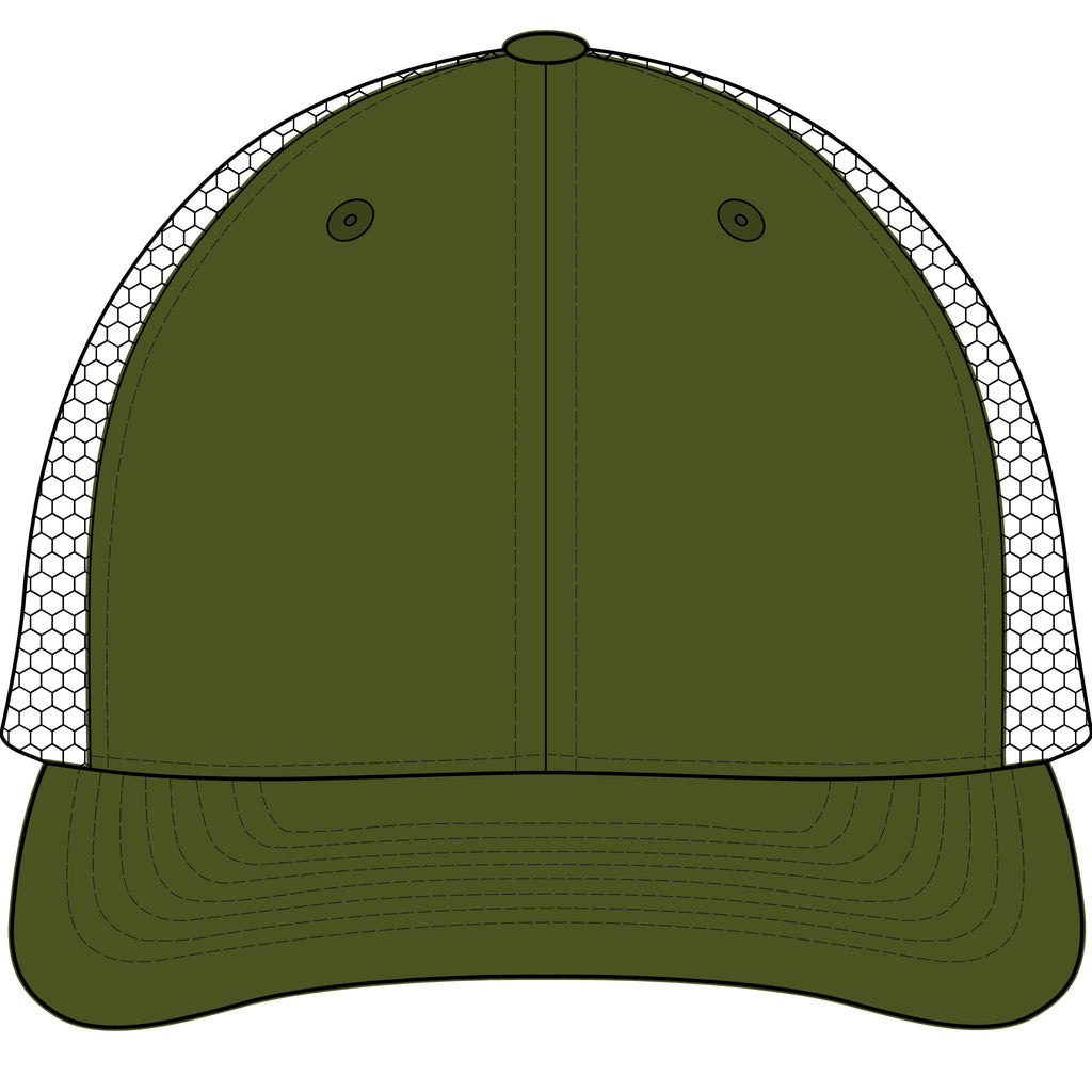 0500DISCIPLINE™ Richardson 112 Trucker Hat — Gold Logo