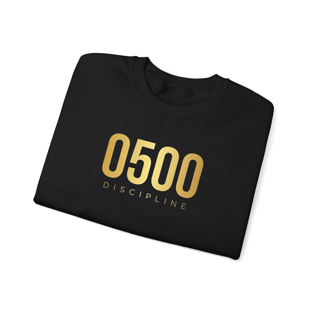 0500DISCIPLINE™ Crewneck Sweatshirt — Gold Logo
