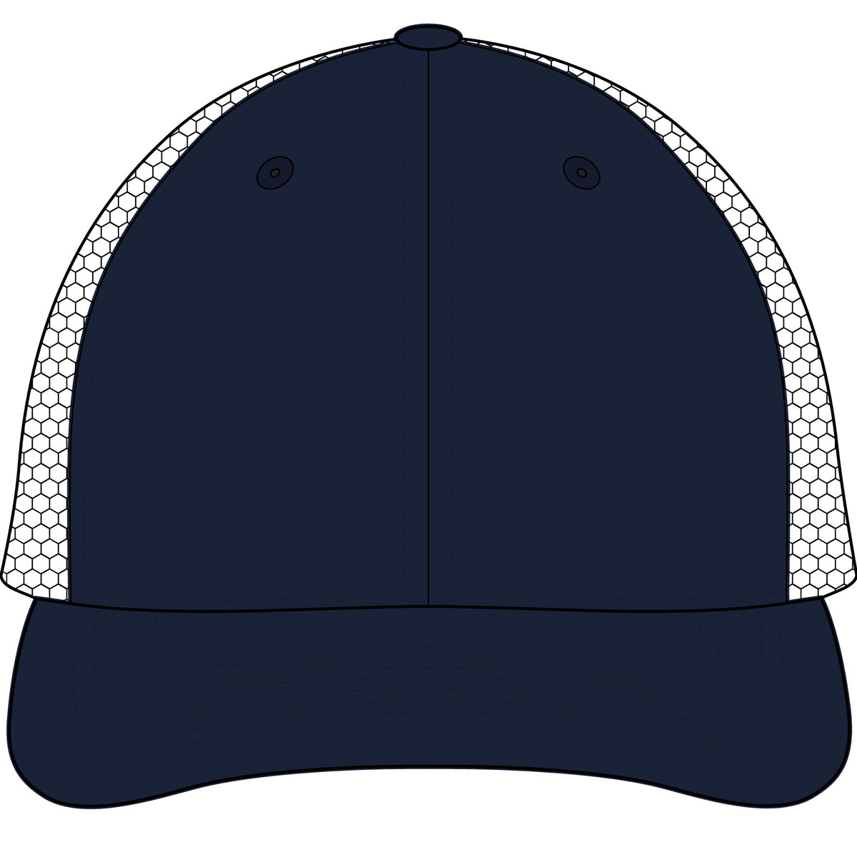 0500DISCIPLINE™ Richardson 112 Trucker Hat — Gold Logo