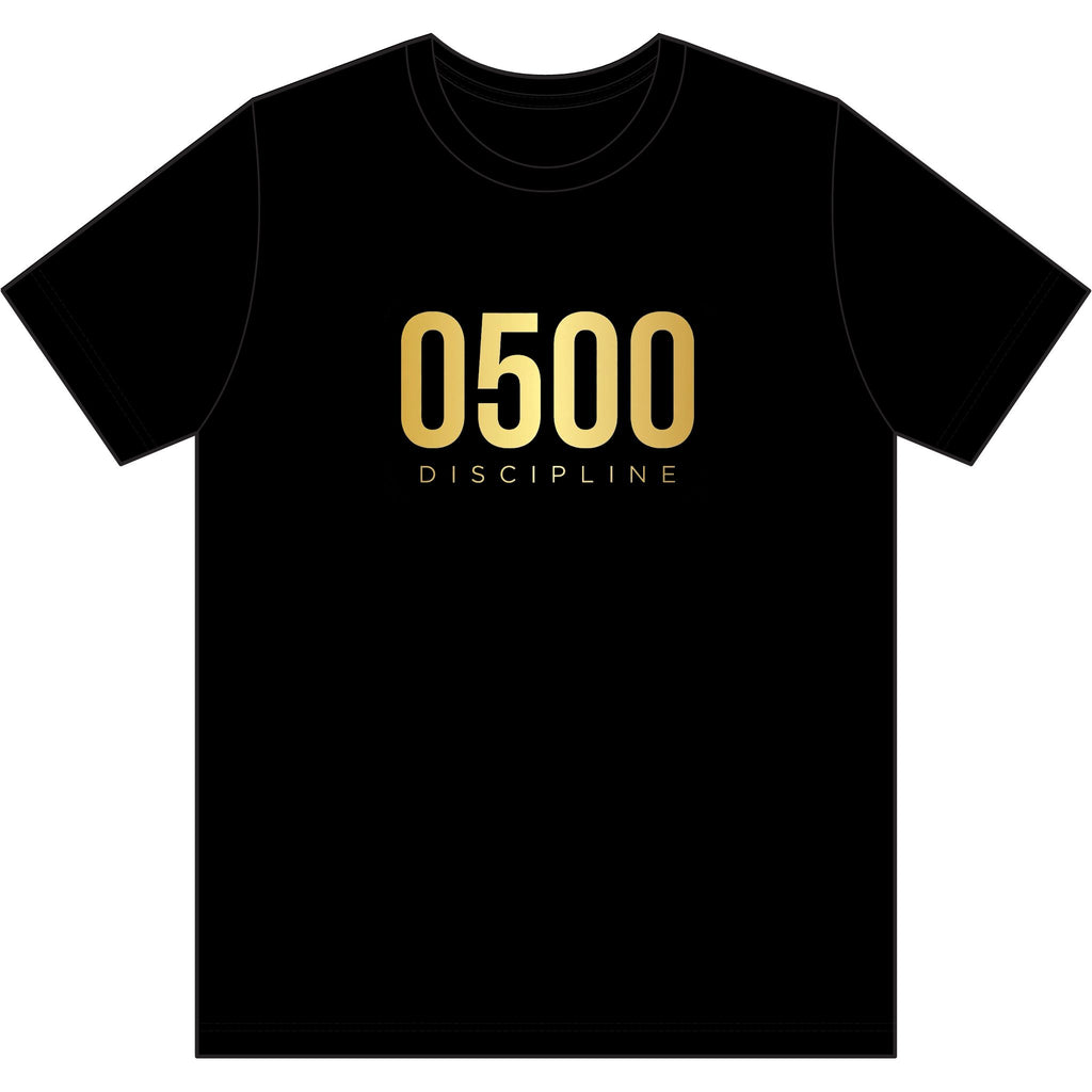 0500DISCIPLINE™ Women's Staple Active Tee — Gold Logo