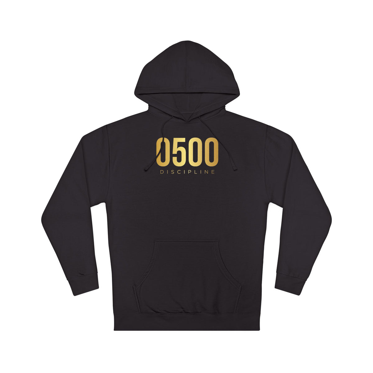 0500DISCIPLINE™ Pullover Hoodie — Gold Logo