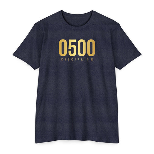 0500DISCIPLINE™ Classic Tee — Gold Logo