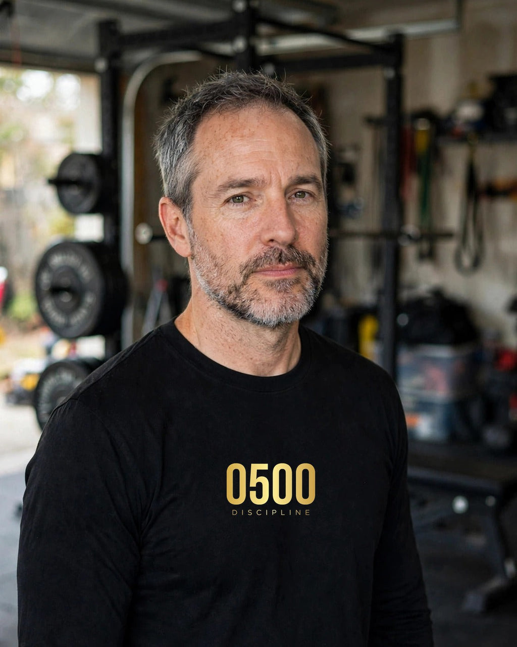 0500DISCIPLINE™ Long Sleeve Tee — Gold Logo