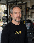 0500DISCIPLINE™ Long Sleeve Tee — Gold Logo