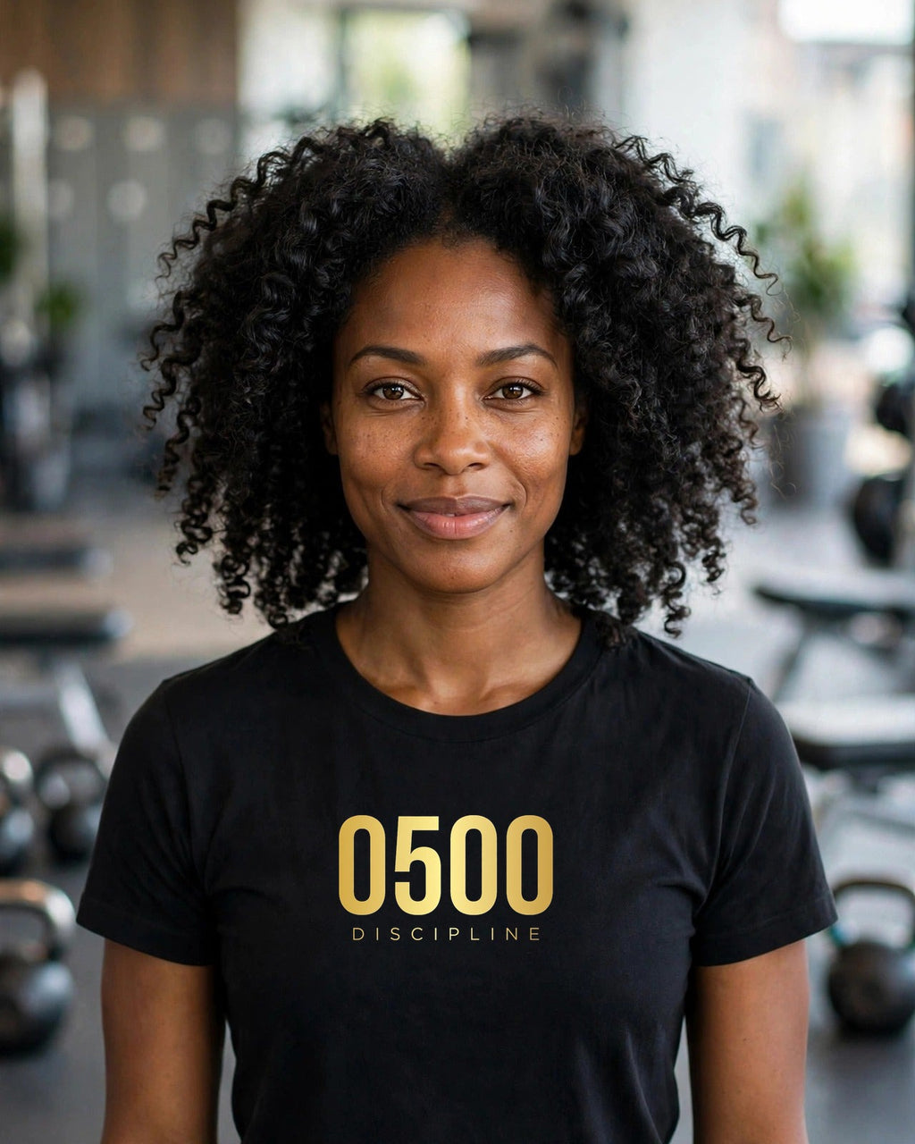 0500DISCIPLINE™ Women's Tee — Gold Logo