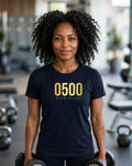 0500DISCIPLINE™ Women's Tee — Gold Logo