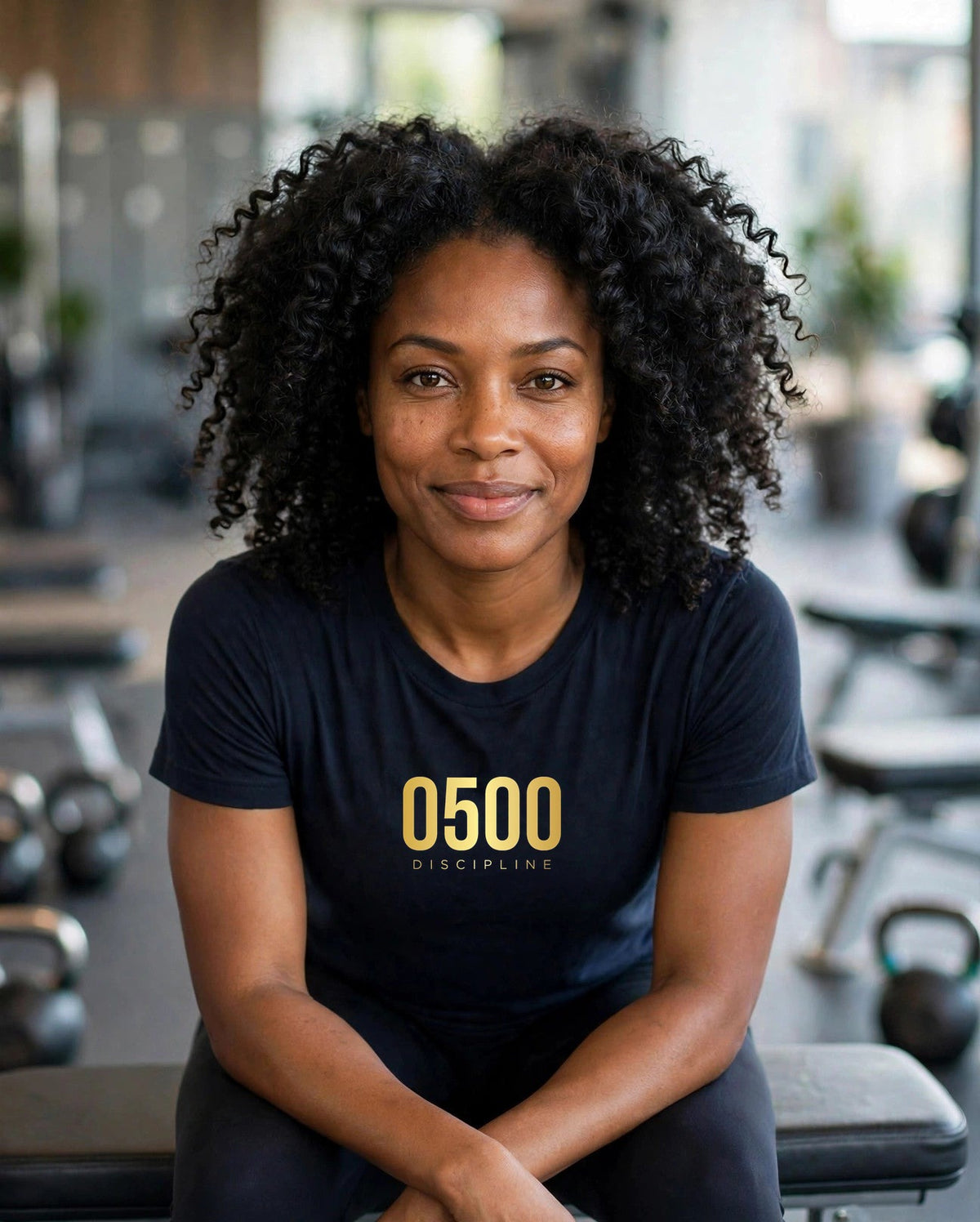 0500DISCIPLINE™ Women's Tee — Gold Logo