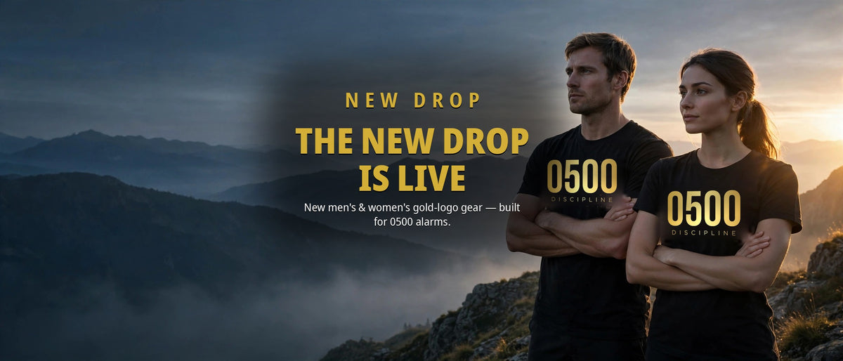 0500 Discipline — The New Drop Is Live banner