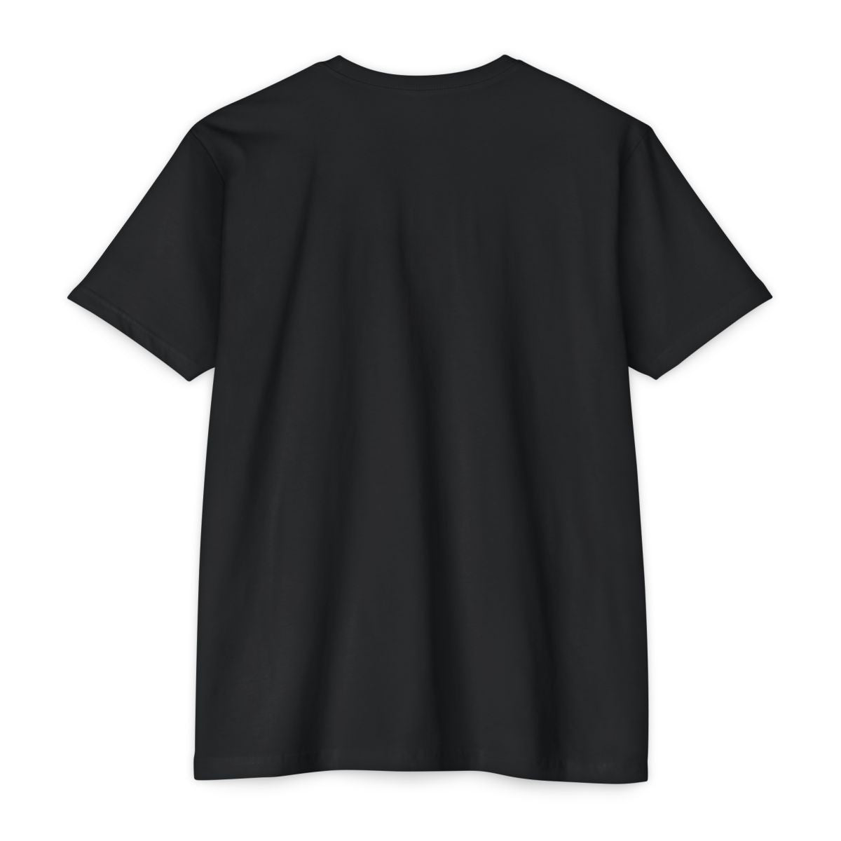 Printify flat — Built in the Dark Tee back, CVC Black