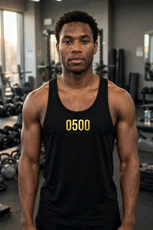 0500DISCIPLINE™ Tank Top — Gold Logo