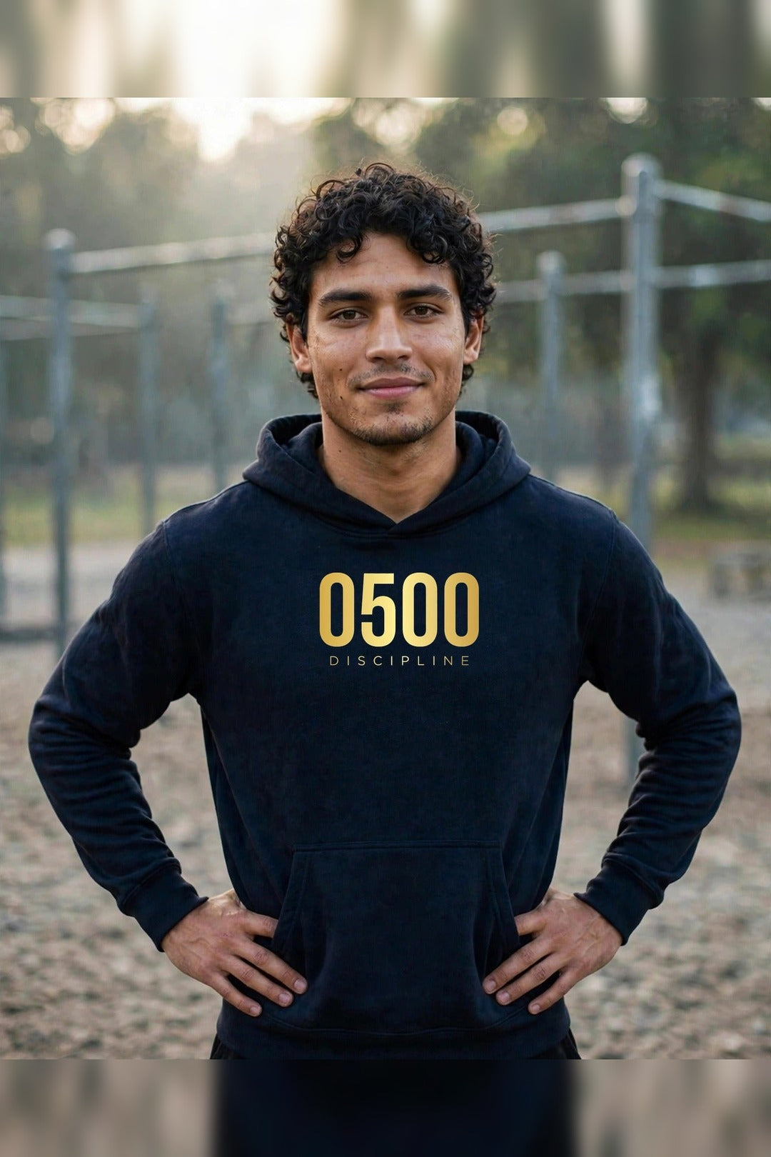 0500DISCIPLINE™ Pullover Hoodie — Gold Logo