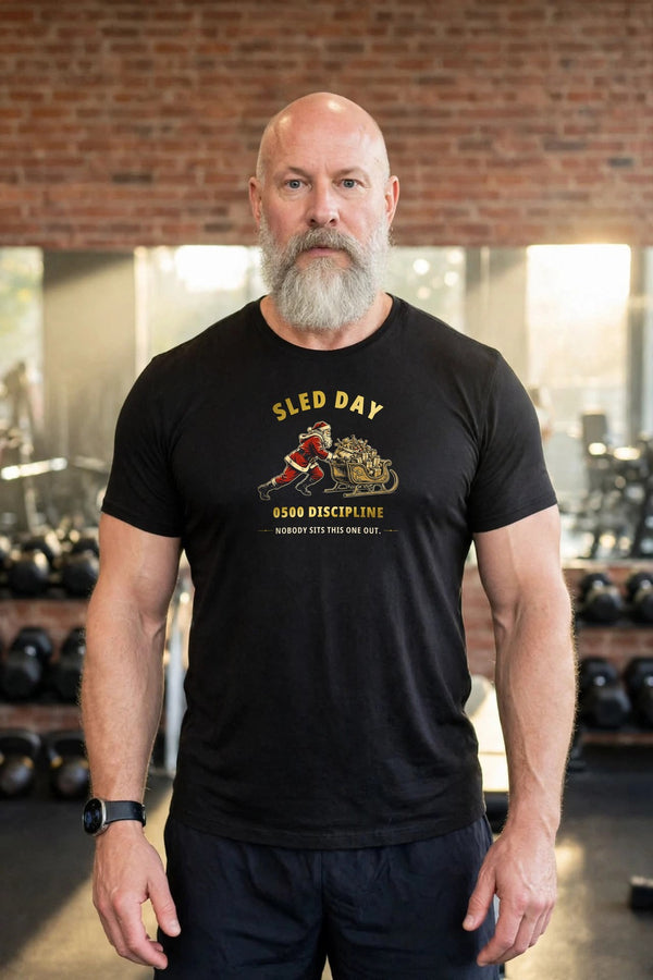 0500DISCIPLINE™ Santa's Sled Day Tee — Christmas Edition
