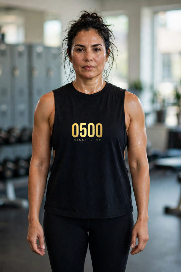 0500DISCIPLINE™ Women's Tank Top — Gold Logo